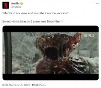 Netflix 丧尸韩剧《甜蜜家园 2》正式预告公布，